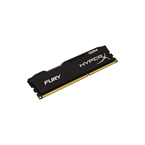 HyperX Fury, Memoria Ram de 8 GB (Ddr4, 2400 MHz, Cl15, Dimm Xmp, Hx424C15Fb2/8), 288-pin DIMM, 8 GB (1 x 8 GB), Negro HyperX Fury, Memoria Ram de 8 GB (Ddr4, 2400 MHz, Cl15, Dimm Xmp, Hx424C15Fb2/8), 288-pin DIMM, 8 GB (1 x 8 GB), Negro