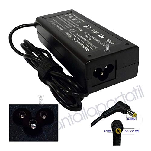 IFINGER Cargador de portatil para Packard Bell EasyNote TJ66 19V 3.42A 5.5x1.7mm 65W SIN Cable IFINGER Cargador de portatil para Packard Bell EasyNote TJ66 19V 3.42A 5.5x1.7mm 65W SIN Cable