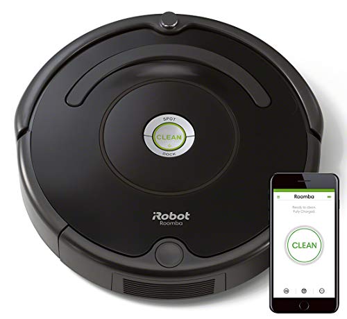 iRobot Roomba 671 Robot aspirador suelos duros y alfombras, tecnología Dirt Detect, limpieza en 3 fases, Wifi, programable por app, compatible con Alexa, Negro iRobot Roomba 671 Robot aspirador suelos duros y alfombras, tecnología Dirt Detect, limpieza en 3 fases, Wifi, programable por app, compatible con Alexa, Negro