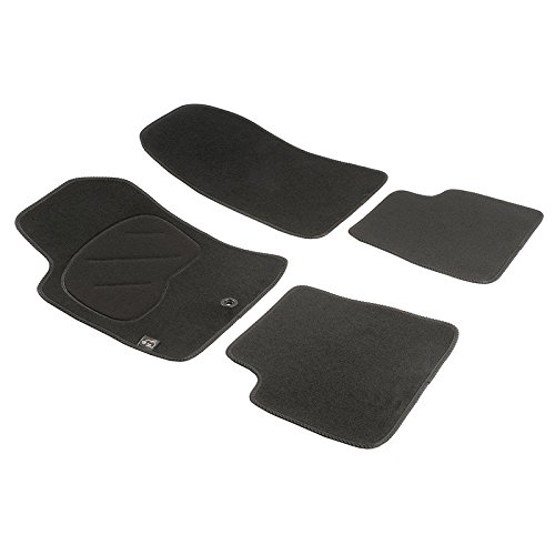 Juego de Alfombras de Moqueta a Medida Premium Negro para Citroen C4 I, 3 y 5 Puertas de 2004 a 2010.