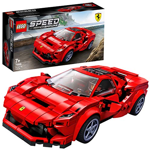 LEGO Speed Champions - Ferrari F8 Tributo, Set de Construcción de Coche de Carreras de Juguete, Incluye Minifigura del Conductor del Deportivo (76895) LEGO Speed Champions - Ferrari F8 Tributo, Set de Construcción de Coche de Carreras de Juguete, Incluye Minifigura del Conductor del Deportivo (76895)