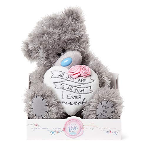 Me To You- All That You Are Tatty Teddy Love Heart Bear - Oso de Peluche, Color Gris, Talla única (Carte Blanche Greetings Ltd AP901011)