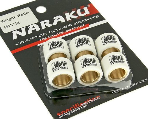 Naraku HD Heavy Duty - Pesos Variables (18 x 14 mm, 11,80 g)