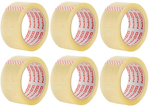 Packatape 6 Rollos Cinta Embalar Adhesiva Transparente 48MMx 66M para Cajas y Paquetes Ideal para Envíos y Mudanzas – Precinto Embalar Extrafuerte y Resistente – Color Transparente Packatape 6 Rollos Cinta Embalar Adhesiva Transparente 48MMx 66M para Cajas y Paquetes Ideal para Envíos y Mudanzas – Precinto Embalar Extrafuerte y Resistente – Color Transparente