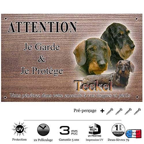 Pets-Easy-Placa para advertir de pelo duro cromado Pets-Easy-Placa para advertir de pelo duro cromado