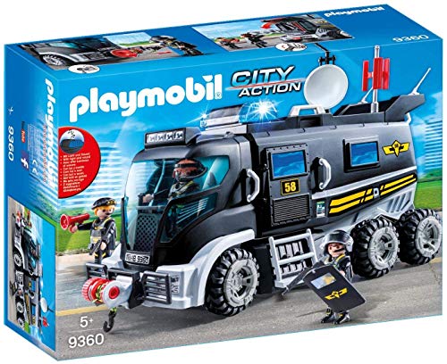 PLAYMOBIL City Action Vehículo con luz LED y Módulo de Sonido, a Partir de 5 Años (9360)