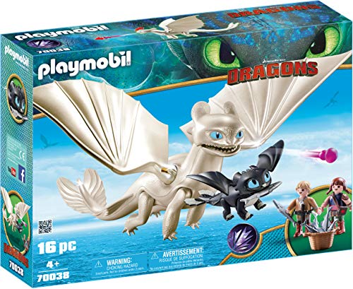 PLAYMOBIL DreamWorks Dragons Furia Diurna y Bebé Dragón con Niños, a Partir de 4 Años (70038) PLAYMOBIL DreamWorks Dragons Furia Diurna y Bebé Dragón con Niños, a Partir de 4 Años (70038)