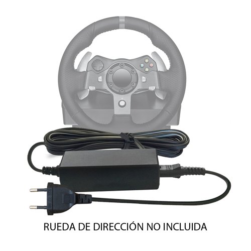 Reemplazo del Cable de DC 24V Adaptador Fuente de alimentación de Corriente para Xbox 360, One Microsoft, Sony PS2, PS3, PS4, Logitech G25, G27, G29, G920, G940 Racing Volante Wheel Controller Pedals Reemplazo del Cable de DC 24V Adaptador Fuente de alimentación de Corriente para Xbox 360, One Microsoft, Sony PS2, PS3, PS4, Logitech G25, G27, G29, G920, G940 Racing Volante Wheel Controller Pedals
