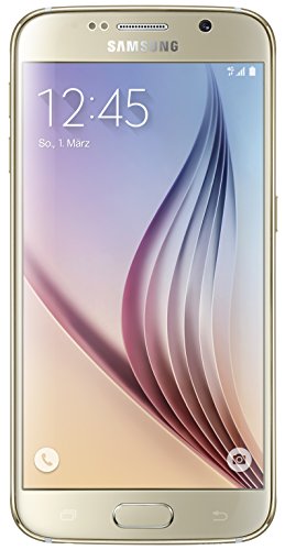 Samsung Galaxy S6 - Smartphone libre Android (pantalla 5.1", cámara 16 Mp, 32 GB, Quad-Core 2.1 GHz, 3 GB RAM), dorado [modelo español]