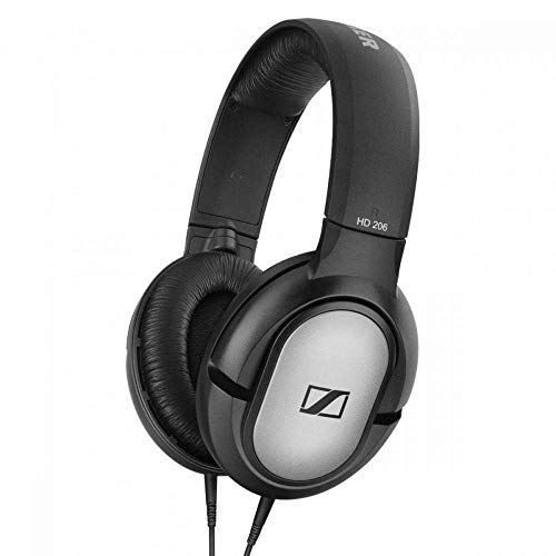 Sennheiser HD 206 - Auriculares estéreo, Color Plata