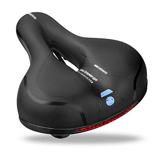 SGODDE Sillín de Bicicleta, Asiento de Bicicleta, Sillín de Ciclismo,Cojín cómod, Asiento de Bicicleta de Gel Hueco y ergonómico, Reemplazo de sillín de Bicicleta SGODDE Sillín de Bicicleta, Asiento de Bicicleta, Sillín de Ciclismo,Cojín cómod, Asiento de Bicicleta de Gel Hueco y ergonómico, Reemplazo de sillín de Bicicleta