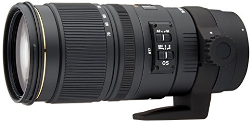 Sigma 70-200mm EX DG APO OS HSM - Objetivo para Canon (70-200mm, f/2.8, estabilizador óptico), Color Negro