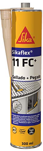 Sikaflex 11 FC+, Adhesivo multiusos y sellador de juntas elástico, Beige, 300ml