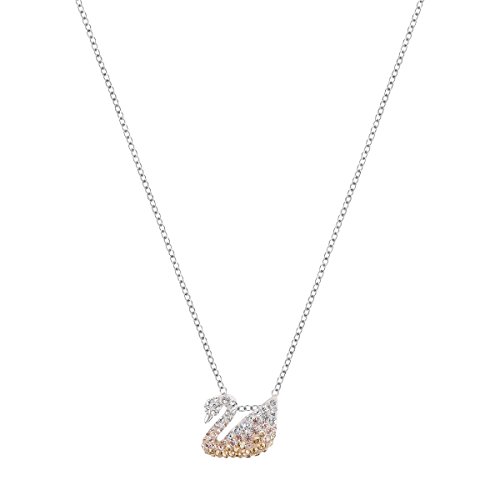 Swarovski Colgante Iconic Swan, de Mujer, multicolor, Baño de Rodio Swarovski Colgante Iconic Swan, de Mujer, multicolor, Baño de Rodio
