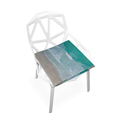 Verano Arena Playa Suave Antideslizante Cuadrado Espuma de Memoria Silla Almohadillas Cojines Asiento para el hogar Cocina Comedor Muebles de Escritorio de Oficina Interior 16x16 Pulgadas Verano Arena Playa Suave Antideslizante Cuadrado Espuma de Memoria Silla Almohadillas Cojines Asiento para el hogar Cocina Comedor Muebles de Escritorio de Oficina Interior 16x16 Pulgadas