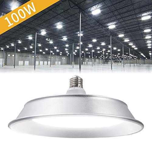 Viugreum 100W UFO Iluminación LED Alta, UFO Iluminación led alta 10000Lm, Lámpara Industrial Ultra Delgada 6500k, Super Brillante Iluminación Comercial para Almacén, Fábrica(Blanco Frío) Viugreum 100W UFO Iluminación LED Alta, UFO Iluminación led alta 10000Lm, Lámpara Industrial Ultra Delgada 6500k, Super Brillante Iluminación Comercial para Almacén, Fábrica(Blanco Frío)