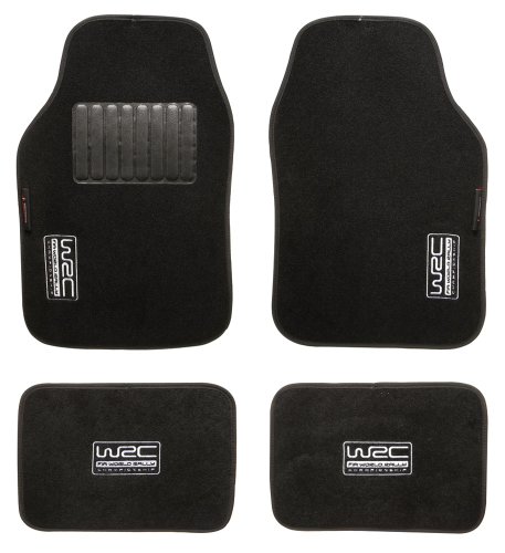 WRC 73244 alfombras Coche Universal, Negro, 0 WRC 73244 alfombras Coche Universal, Negro, 0