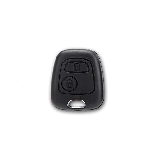 1neiSmartech Carcasa De Carcasa Para Mando De Coche Para Llave Peugeot 106 107 206 207 407 806 Dos Llaves