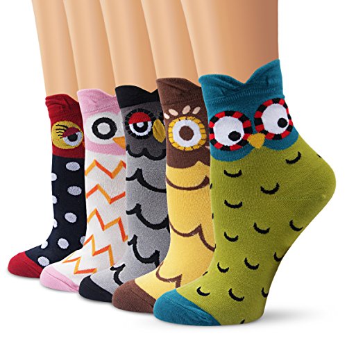 Ambielly calcetines de algodón calcetines térmicos Adulto Unisex Calcetines (5 Búho) Ambielly calcetines de algodón calcetines térmicos Adulto Unisex Calcetines (5 Búho)
