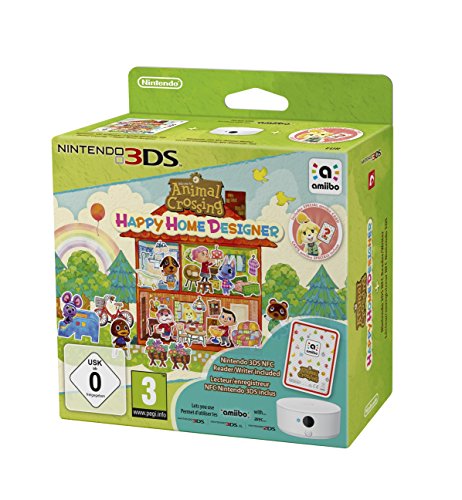 Animal Crossing: Happy Home Designer + 1 Tarjeta amiibo + Lector/Escritor NFC