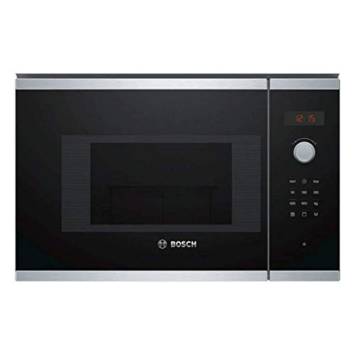 Bosch BEL523MS0 - Microondas integrable / encastre, 800 W, 20 L, color negro