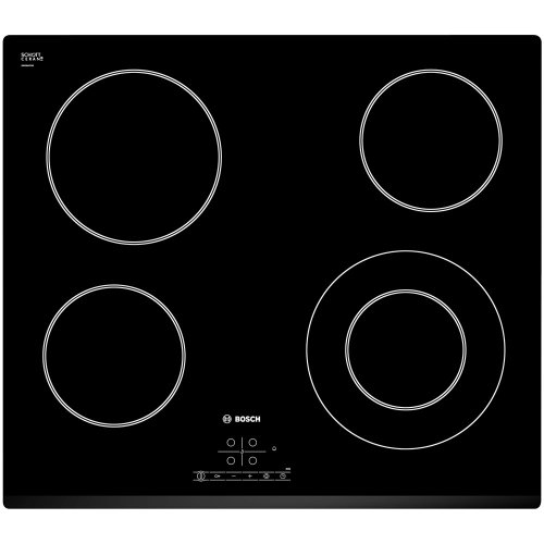Bosch PKF631B17E Serie I 4 - Placa de cocina vitrocerámica de 60 cm de ancho, terminación bisel delantero, 4 zonas de cocción, control táctil, color negro Bosch PKF631B17E Serie I 4 - Placa de cocina vitrocerámica de 60 cm de ancho, terminación bisel delantero, 4 zonas de cocción, control táctil, color negro