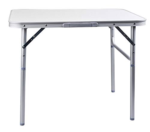 CAMP ACTIVE Mesa Camping Plegable 75x55x60 Aluminio, Plata, 1-Pack CAMP ACTIVE Mesa Camping Plegable 75x55x60 Aluminio, Plata, 1-Pack
