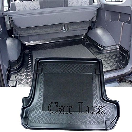 Car Lux AR02213 - Alfombra Bandeja Cubeta Protector Maletero para Land Cruiser 95