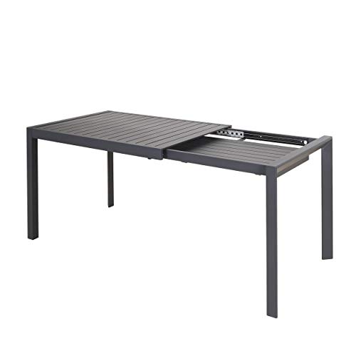 Chicreat - Mesa extensible para exteriores, 180 x 90 x 71,5 cm