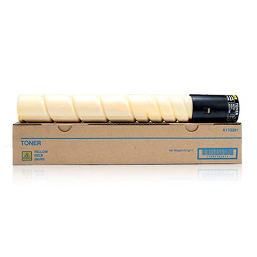 Compatible con La KONICA MINOLTA TN221BK TN221C TN221C TN221M Cartucho De Toner para KONICA MINOLTA Bizhub C227 C287 C7528 Copiadora Color Cartucho De Tóner (4 Colores),Yellow b