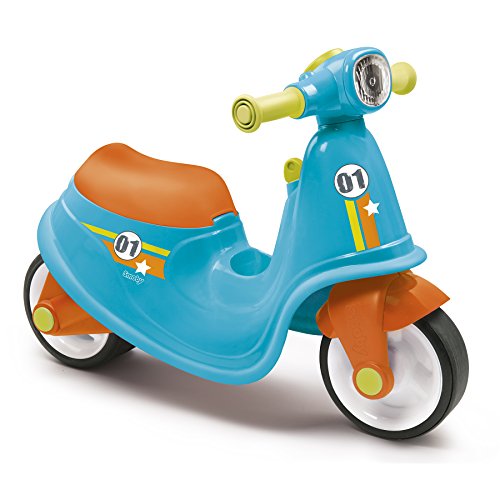 Correpasillos Scooter azul con ruedas silenciosas (Smoby 721001)