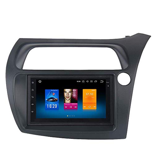 Dasaita 7" Android 8.0 Radio Estéreo de Coche para Honda Civic Hatchback Octa Core 4G 32 GB GPS Navegación Auto Head Unidad Soporte Bluetooth OBD WiFi TMPS DVR (Tarjeta de Mapa 8G y Actualización)