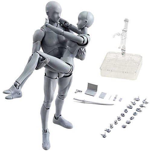 Espeedy Modelo de modelado de pintura,Cuerpo Chan y Kun muñeca macho hembra DX conjunto de PVC Movebale figura de acción modelo para los regalos SHF,Versión de lujo del modelo del cuerpo Espeedy Modelo de modelado de pintura,Cuerpo Chan y Kun muñeca macho hembra DX conjunto de PVC Movebale figura de acción modelo para los regalos SHF,Versión de lujo del modelo del cuerpo