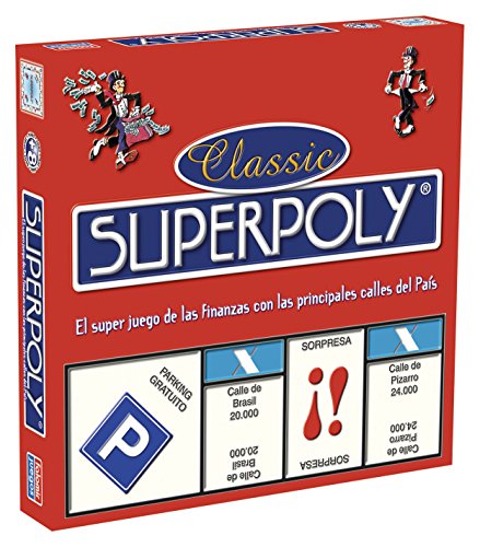 Falomir Superpoly, Juego de Mesa, Clásicos, Multicolor (646375) Falomir Superpoly, Juego de Mesa, Clásicos, Multicolor (646375)