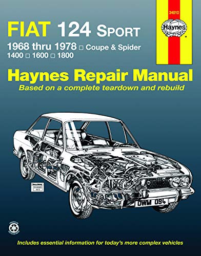 Fiat 124 Sport Coupe & Spider (68 - 78) (Haynes Repair Manual)
