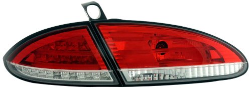 FK Automotive FKRLXLSE010009 Montaje de Luces Traseras LED, Rojo/Transparente