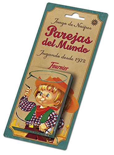 Fournier- Parejas del Mundo Baraja de Cartas Infantil Clásica, Multicolor (F23803)
