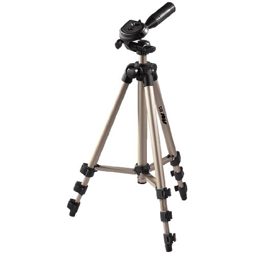Hama Star 05 - Trípode para cámaras Foto/Video, 106.5 cm, Aluminio, Cabeza 3D, Color Dorado Hama Star 05 - Trípode para cámaras Foto/Video, 106.5 cm, Aluminio, Cabeza 3D, Color Dorado