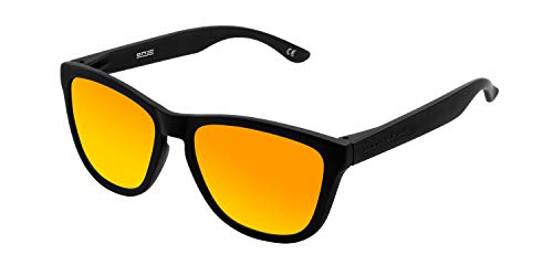 HAWKERS -  Gafas de sol para hombre y mujer ONE , Negro / Naranja