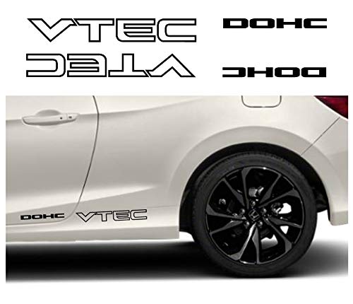 Honda DOHC VTEC Civic EF EG EK adhesivo calcomanías de Graphic Pegatina para coche (2 unidades) (ss20013)