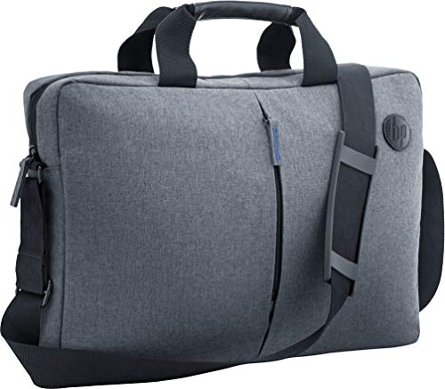 HP Essential Top Load - Funda bandolera para portátil de hasta 15.6", color gris