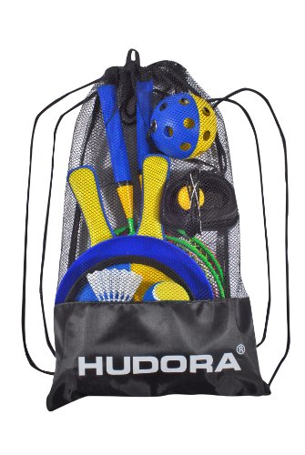 Hudora 77460 Set de Juegos de Playa en Bolsa, 11 Piezas