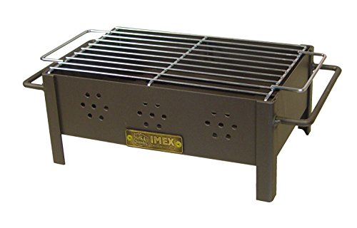 IMEX EL ZORRO Barbacoa Sobremesa con Parrilla Cincada, Negro, 31x21x14 cm, 71431.0 IMEX EL ZORRO Barbacoa Sobremesa con Parrilla Cincada, Negro, 31x21x14 cm, 71431.0