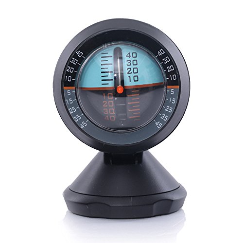 Inclinómetro para coche, indica el nivel de inclinación, ideal para equilibrar la inclinación de vehículos todoterreno o vehículos sin conductor