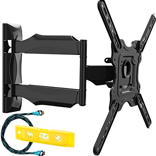 Invision Ultra Delgado Soporte de TV de Montaje de Inclinación Giratoria – para Pantallas LED, LCD, Plasma y Curvadas de 24-55 Pulgadas - Ahora Incluye Cable HDMI de 1,8 m (HDTV-E) Invision Ultra Delgado Soporte de TV de Montaje de Inclinación Giratoria – para Pantallas LED, LCD, Plasma y Curvadas de 24-55 Pulgadas - Ahora Incluye Cable HDMI de 1,8 m (HDTV-E)