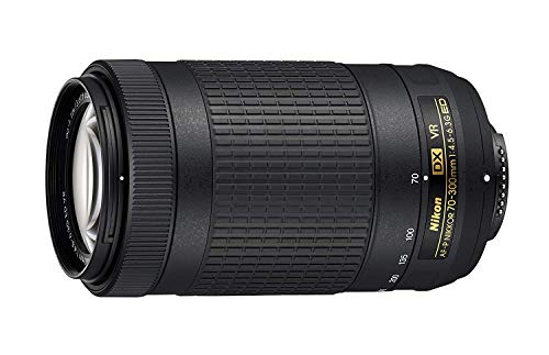 JAA829DA AF-P DX 70-300 mm f/4.5-6.3G ED VR lente – negro – ángulo de visión es 22°50’-5°20’