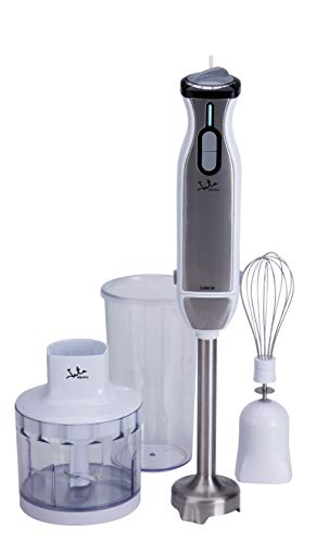 Jata BT199 Batidora de Varilla Inox con Doble Cuchilla de Titanium y Todos los Accesorios Incluidos Regulador electrónico de Velocidad Pie Desmontable de Acero Inoxidable 1000 W Jata BT199 Batidora de Varilla Inox con Doble Cuchilla de Titanium y Todos los Accesorios Incluidos Regulador electrónico de Velocidad Pie Desmontable de Acero Inoxidable 1000 W