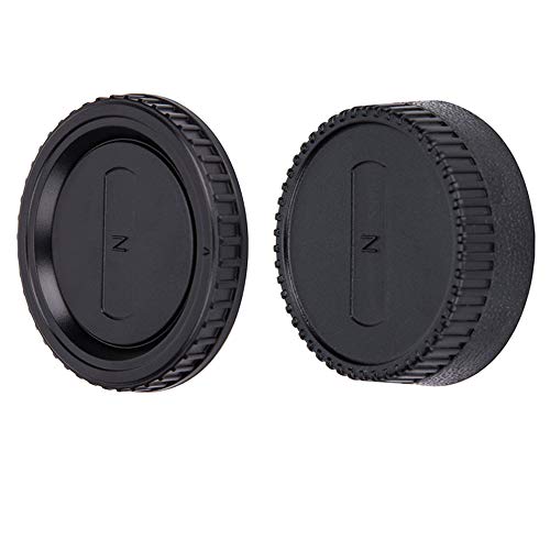 JJC Tapa de Cuerpo + Tapa del Objetivo de Cámara para Nikon F Mount DSLR & Nikon F Mount Objetivo (Conjunto de 1) JJC Tapa de Cuerpo + Tapa del Objetivo de Cámara para Nikon F Mount DSLR & Nikon F Mount Objetivo (Conjunto de 1)