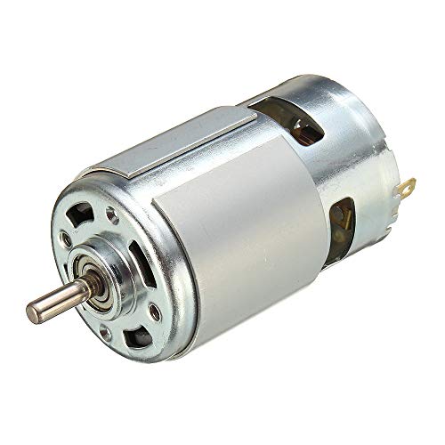 KKmoon 775 DC 12V-36V 3500-9000RPM Rodamiento de Bolas del Motor Gran par de Torsión Alta potencia Bajo Ruido DC Accesorios del motor Suministro Eléctrico KKmoon 775 DC 12V-36V 3500-9000RPM Rodamiento de Bolas del Motor Gran par de Torsión Alta potencia Bajo Ruido DC Accesorios del motor Suministro Eléctrico