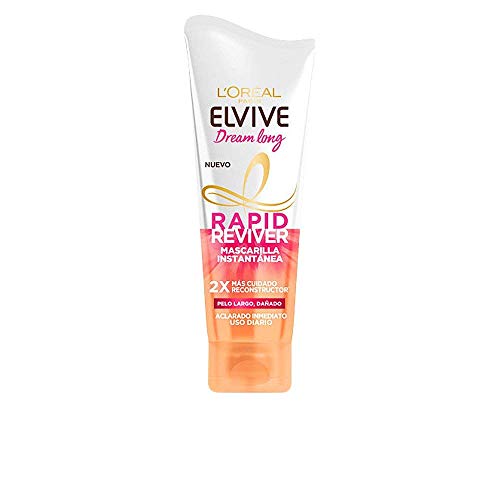 L'Oréal Paris Elvive Dream Long Rapid Reviver, Mascarilla Instantánea Reconstructora para Pelo largo Dañado - 180 ml L'Oréal Paris Elvive Dream Long Rapid Reviver, Mascarilla Instantánea Reconstructora para Pelo largo Dañado - 180 ml